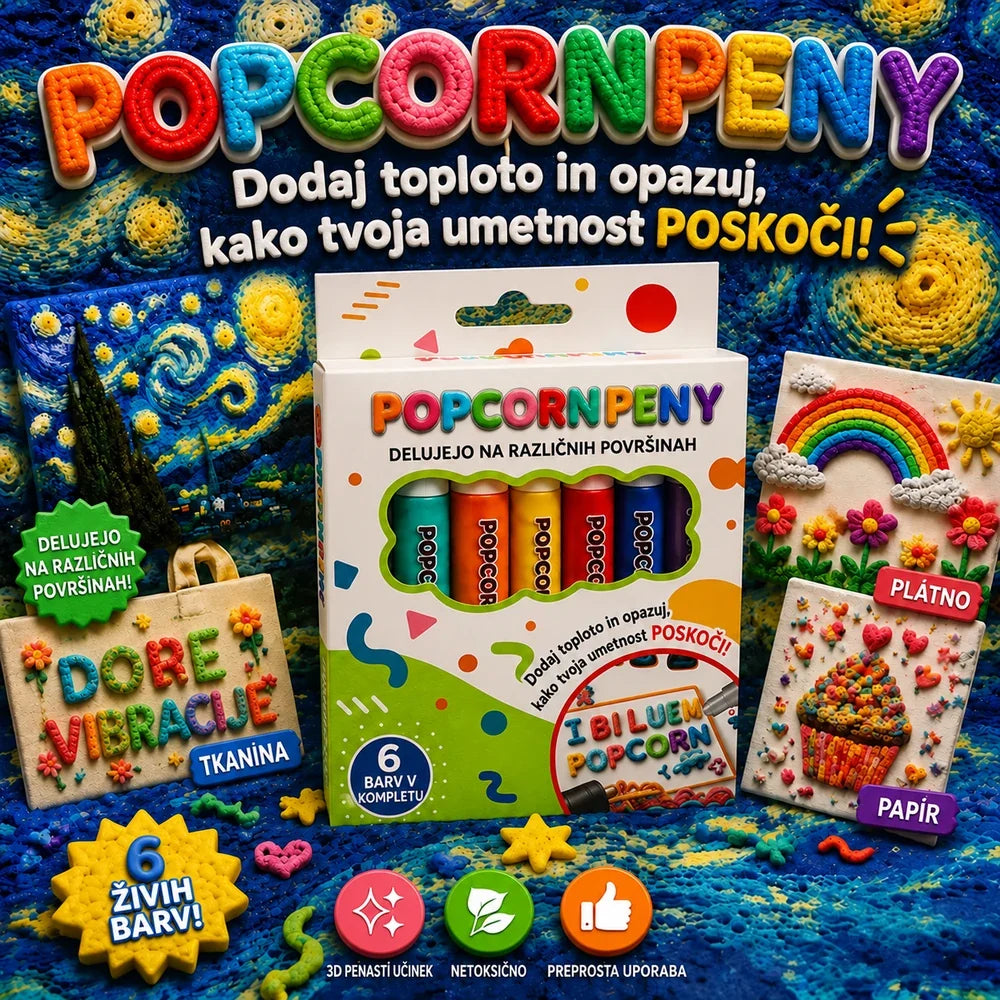 Topacme® 3D reliefno umetniško pisalo