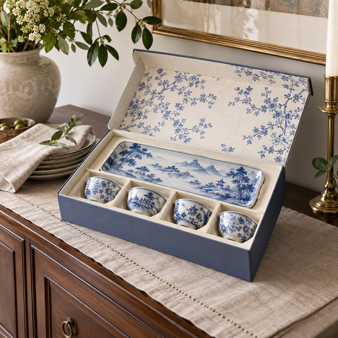 Dovqera Porcelain Gift Box Set