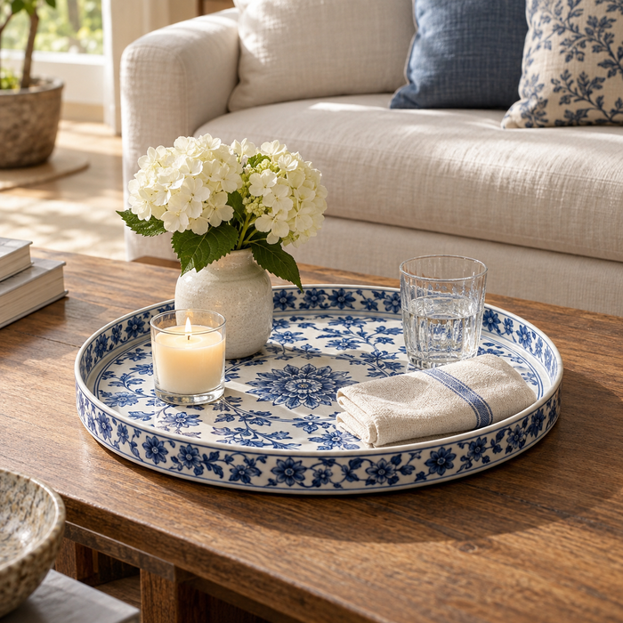 Dovqera Porcelain Table Tray lifestyle view