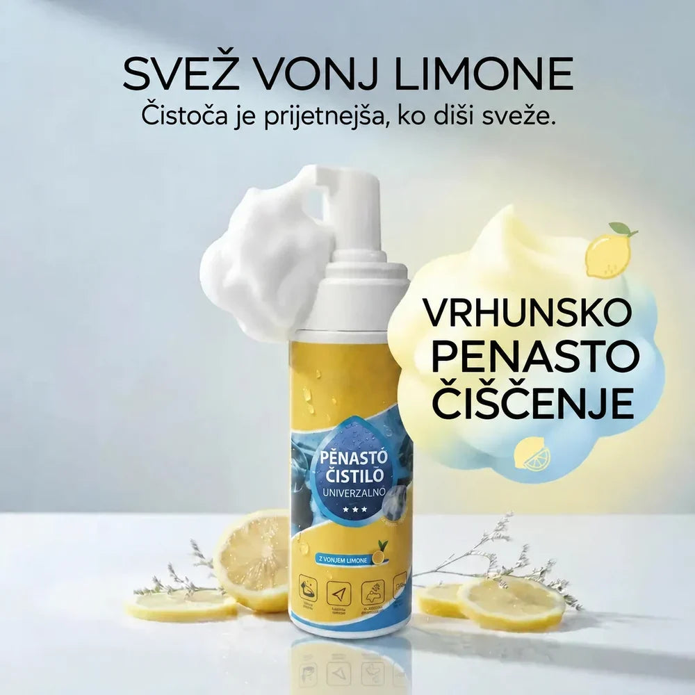 Večnamenski encimski penasti čistilec 4 v 1
