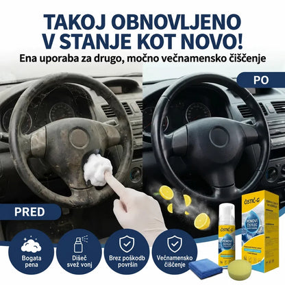 Večnamenski encimski penasti čistilec 4 v 1