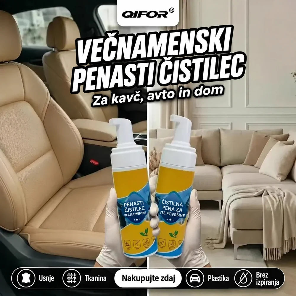 Večnamenski encimski penasti čistilec 4 v 1