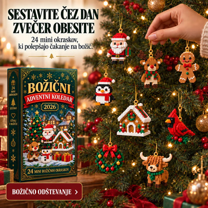 Adventi naptár mini karácsonyfadíszekkel – 32. kép