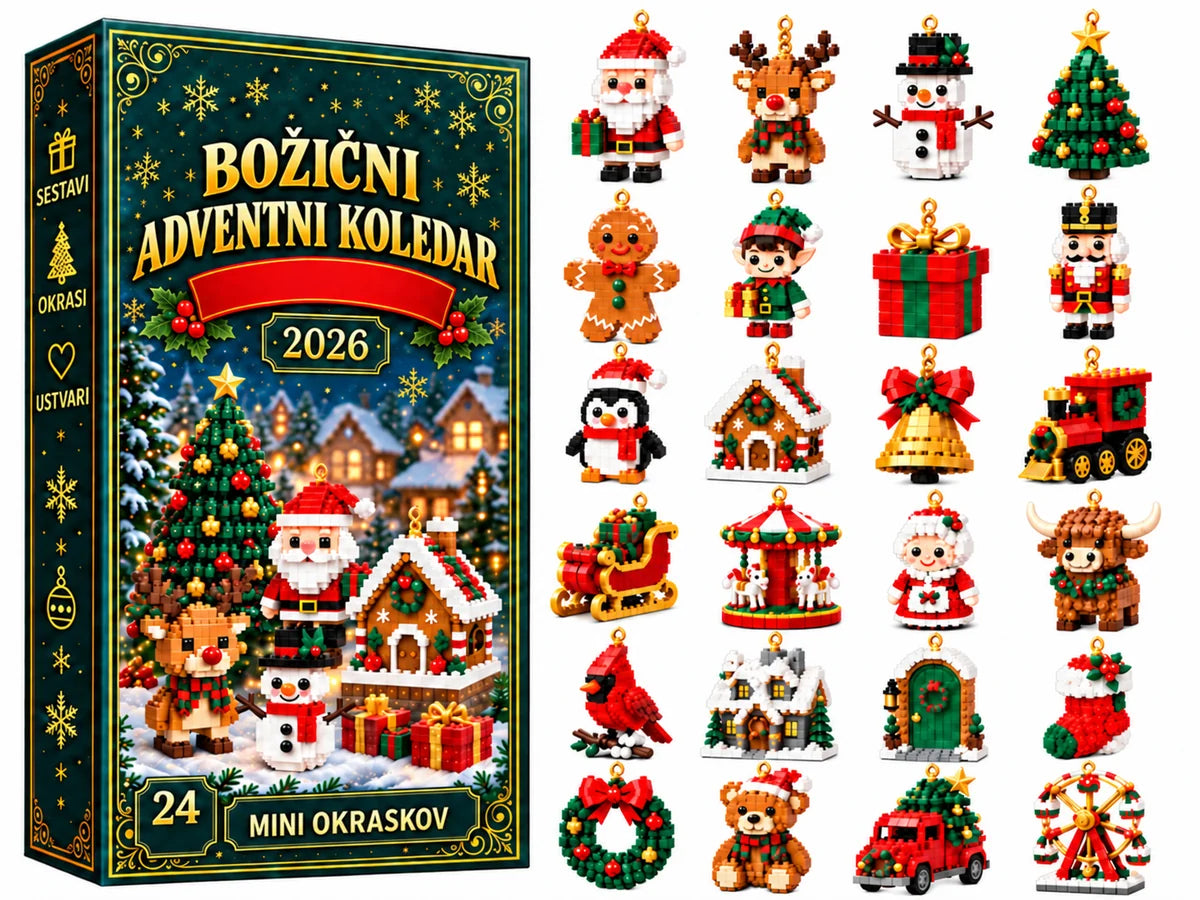 Adventi naptár mini karácsonyfadíszekkel – 37. kép