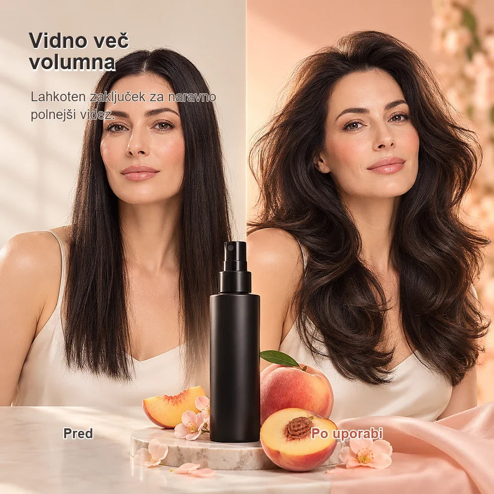 Sprej za volumen in oblikovanje las z vonjem breskve - 3